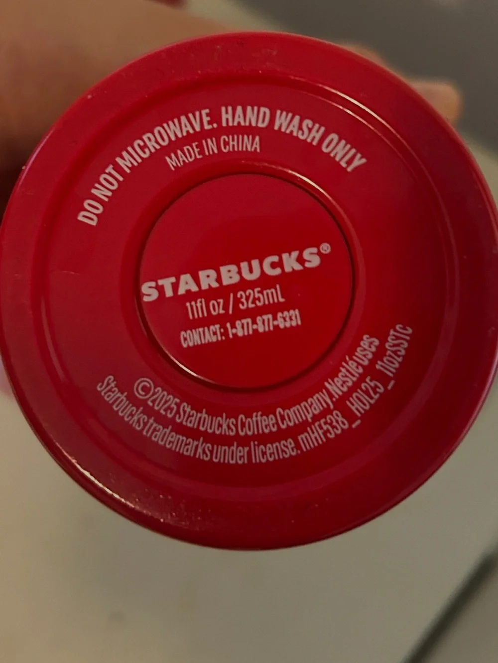 Starbucks Pair Red Insulated To Go Travel Mugs 11 Oz